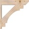 Ekena Millwork Merced Slat Smooth Outlooker, Douglas Fir, 7 1/2"W x 34"D x 34"H OUT08X34X34MRC06SDF - alternate 4